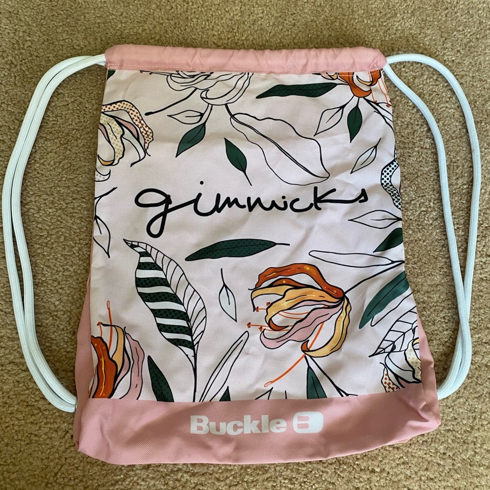 Buckle Drawstring bag